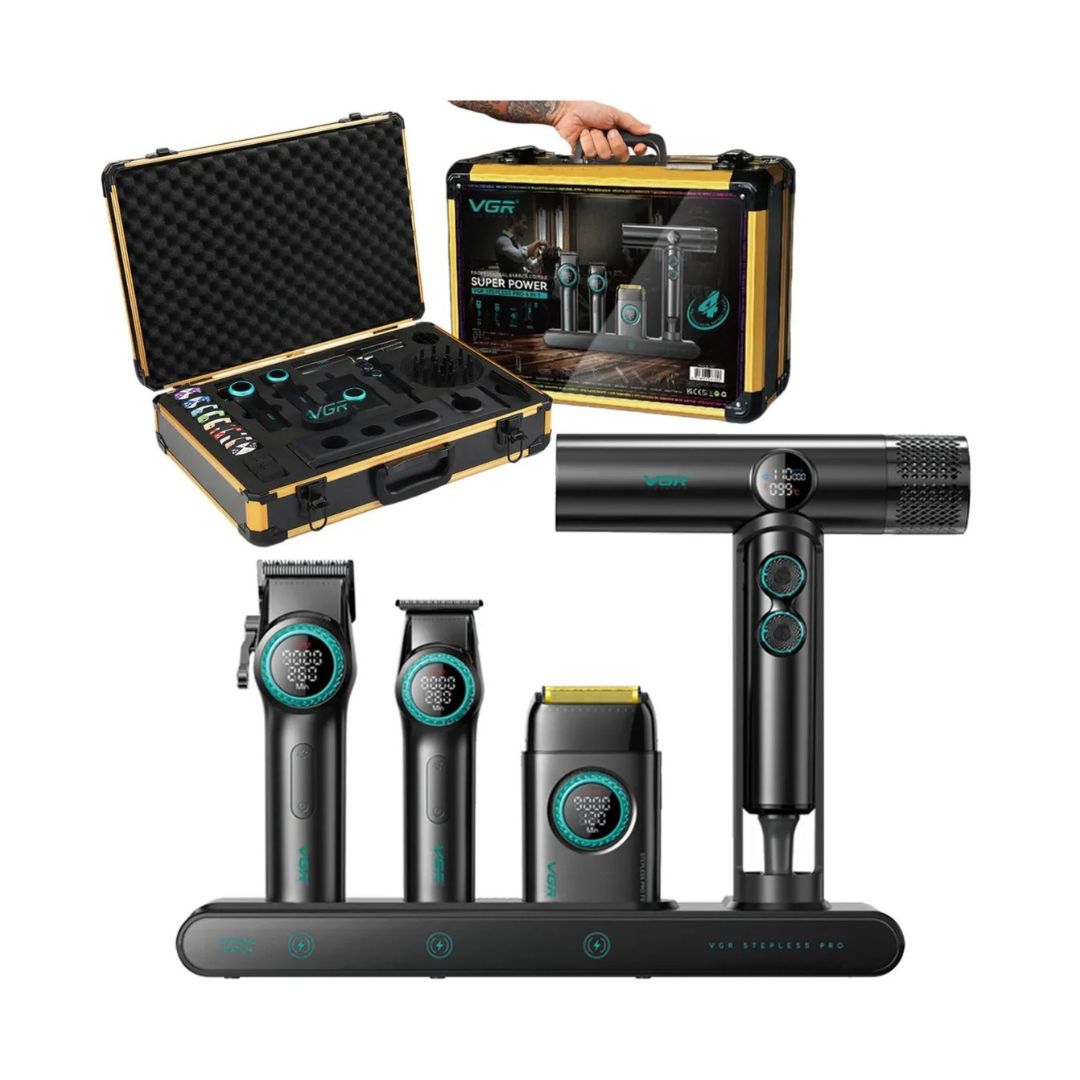 Kit de Aseo Profesional VGR Stepless Pro 4 en 1