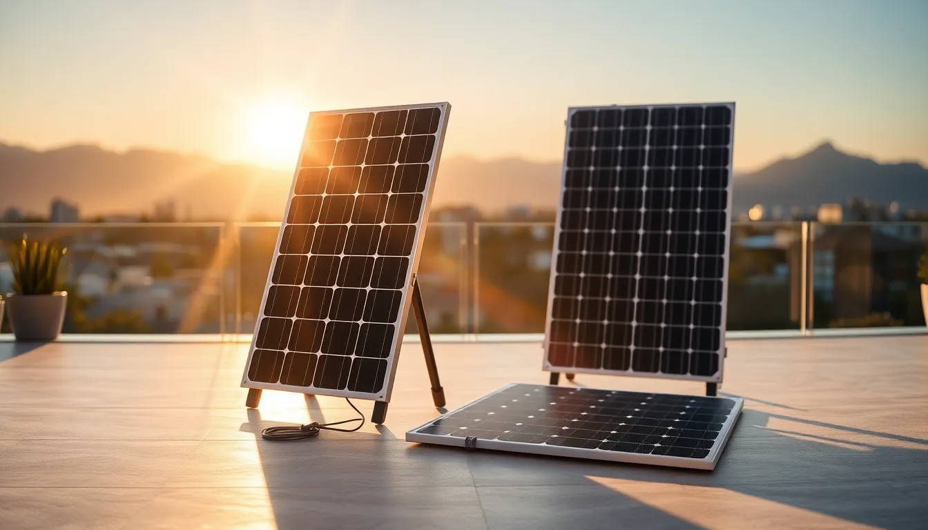 paneles solares portátiles para casa